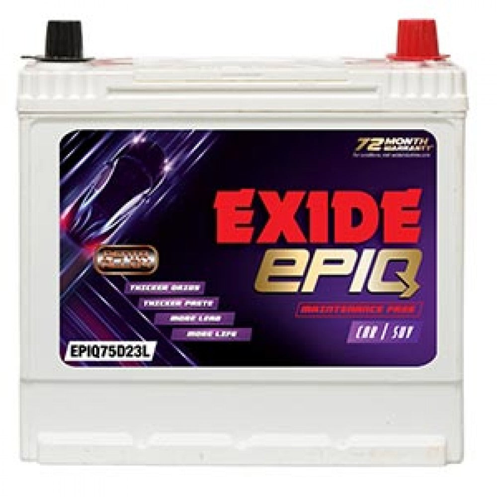 Product Code: Exide EPIQ EPIQ75D23L 68AH Battery