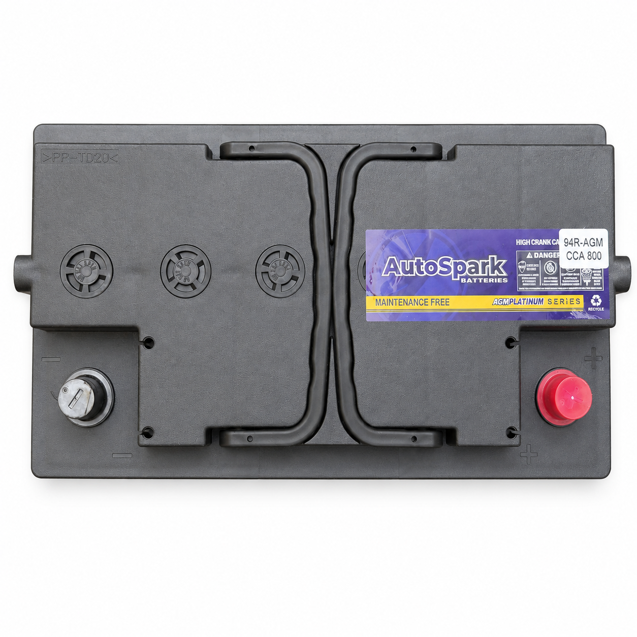 AutoSpark Platinum AGM - 94R 800 CCA Battery